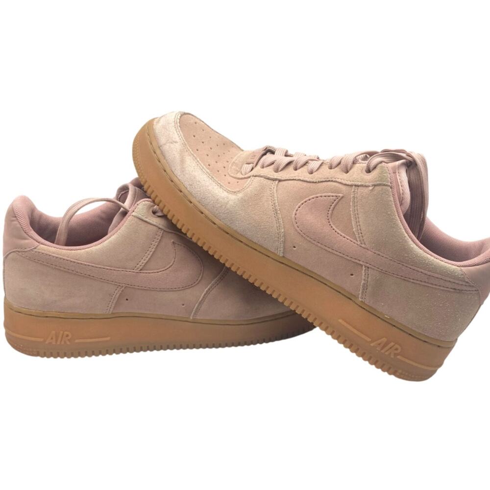 Nike Air Force 1 Suede Smokey Mauve Women's Sneakers Gum Rubber Outsole 10.5"